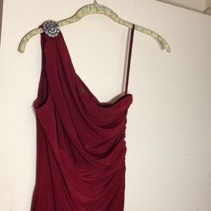 A Ralph Lauren Cranberry Gown